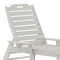 Flash Furniture White Adjustable Chaise Lounger with Cupholder LE-HMP-2017-414-WT-GG - alternate 5